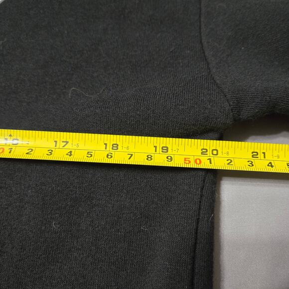 AC/DC Sz XL Black Lightning Bolt Cropped Sweater - Picture 7 of 8